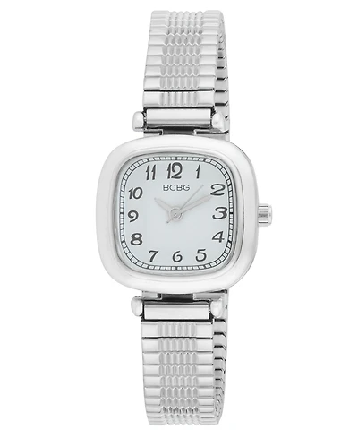 Bcbg Women's Quartz Round Silver Stainless Steel Watch 27mm