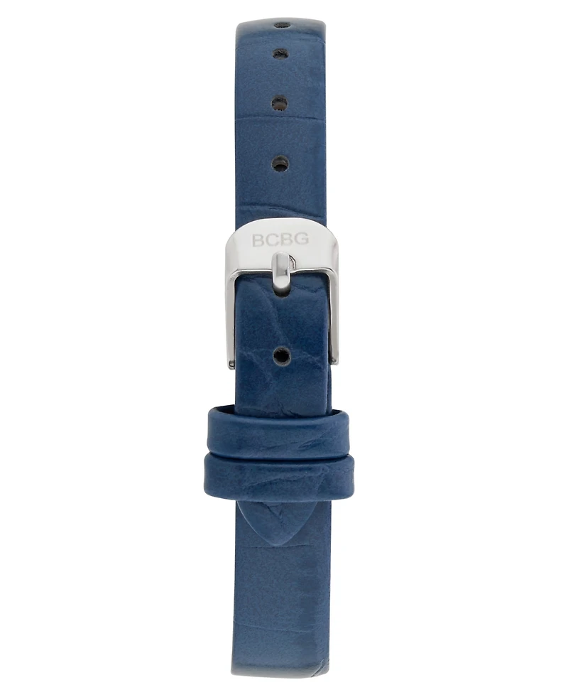 Bcbg Women's Tonneau Silver Stainless Steel Watch 26mm