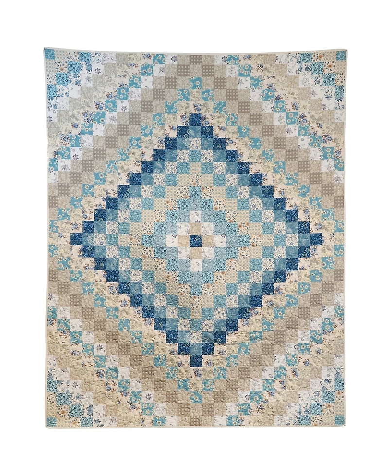Donna Sharp Diamond Reversible Throw, 50" x 62"