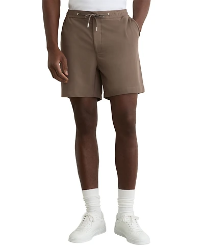 Reiss Men's Textured Drawstring Shorts
