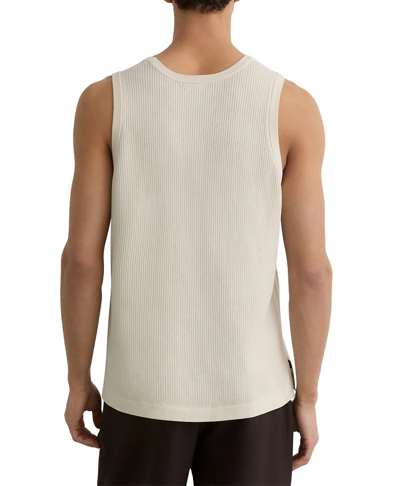 Reiss Men's Watson Sleeveless Textured Tank Top