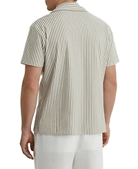Reiss Men's Aurelia Stripe Cuban Shirt