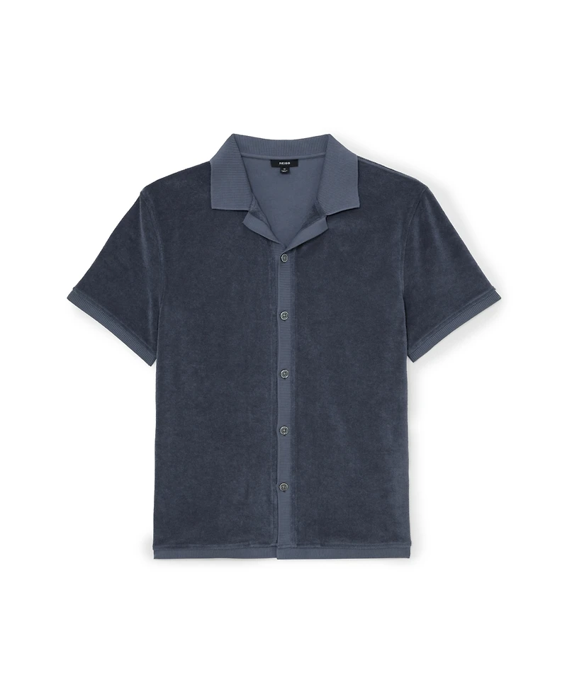 Reiss Men's Eden Toweling Shirt