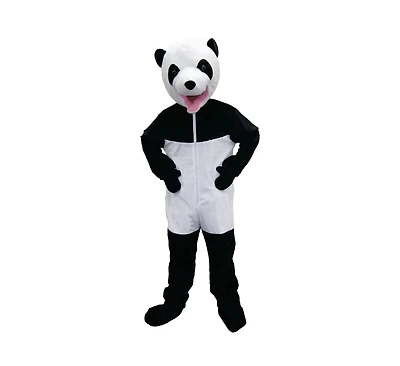 Dress Up America Giant Panda Jumpsuit and Head Mask Mascot