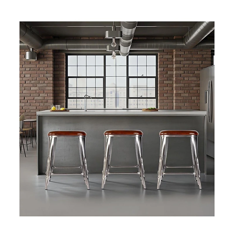 Butler Specialty Eastham 24.75 in Seat Height Iron Counter Stool
