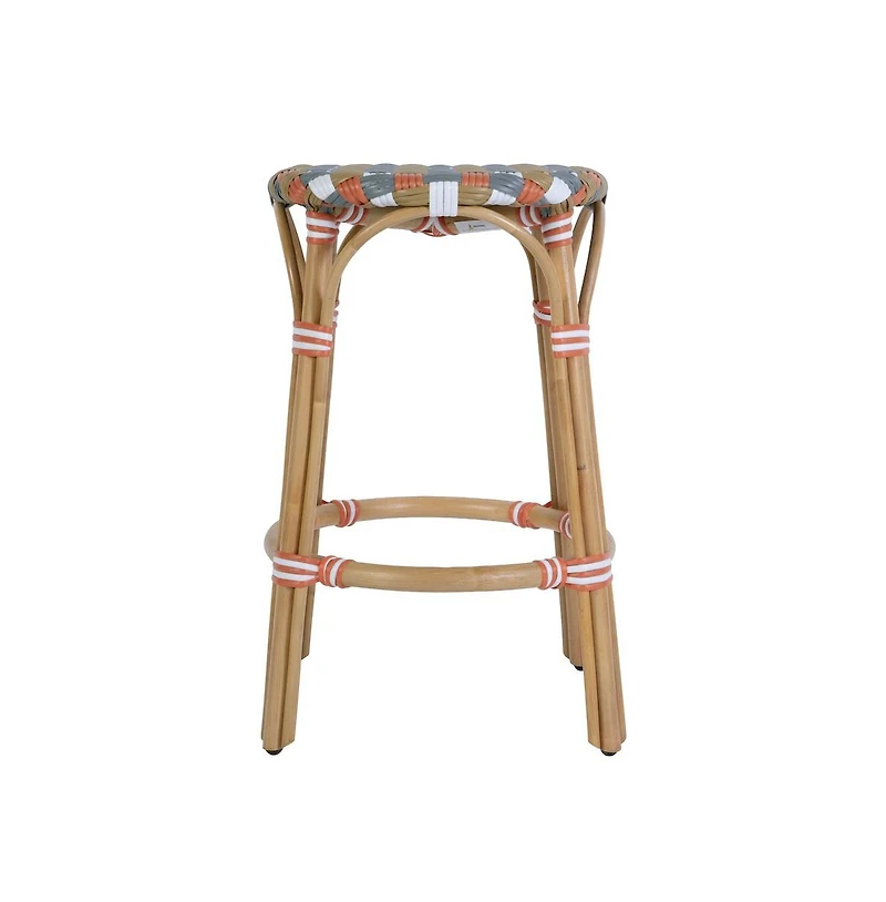 Butler Specialty Ballito 24 in. Seat Height Oval Rattan Counter Stool