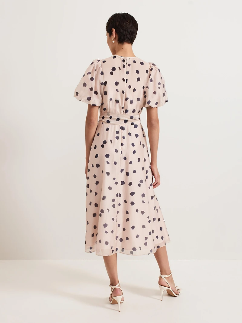 Phase Eight Women's Nicola Ruffle-Front Midi Dress
