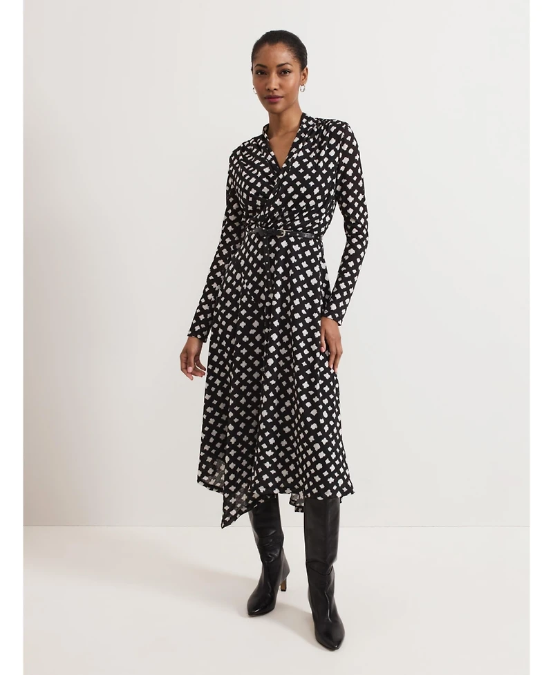 Phase Eight Women's Caitlin Asymmetric Wrap Midi Dress