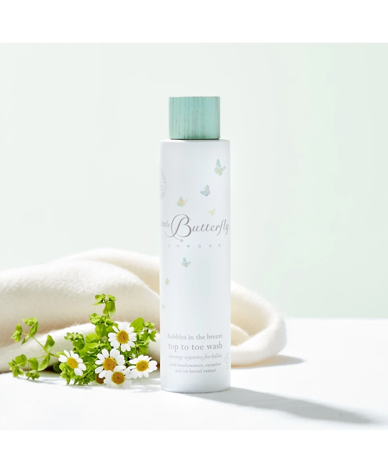 Little Butterfly London Baby Butterfly London Bubbles in the Breeze Top to Toe Wash 200 Milliliters