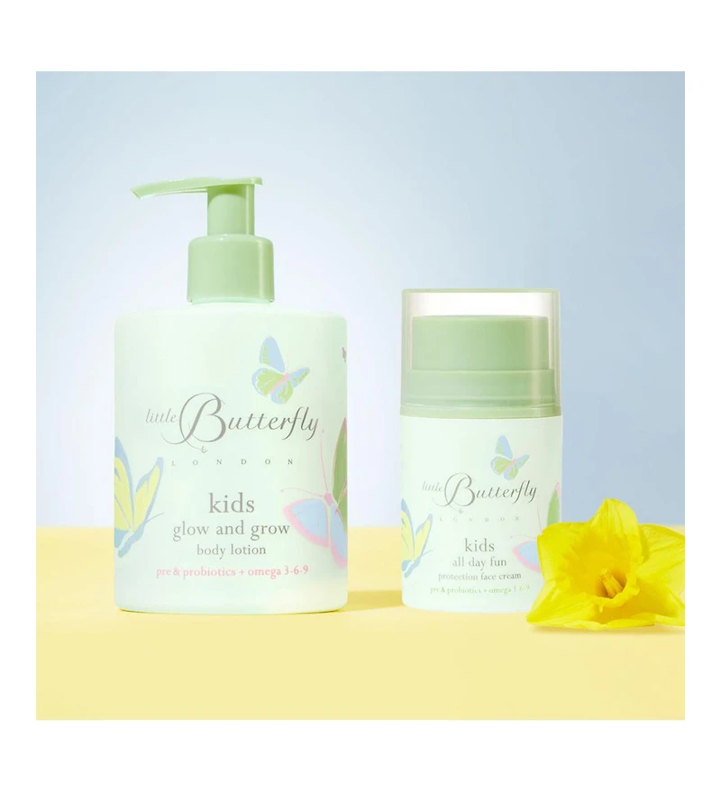 Little Butterfly London Kid's All Day Fun 2 Product Hair and Skincare Bundle