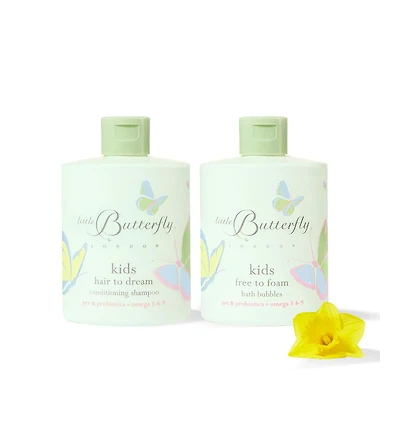Little Butterfly London Kids Butterfly London Foamy Adventure 2 Product Hair and Skincare Bundle
