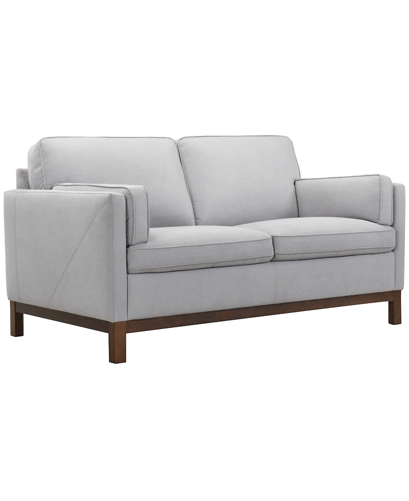 Virton 63" Fabric Track Arm Loveseat Sofa