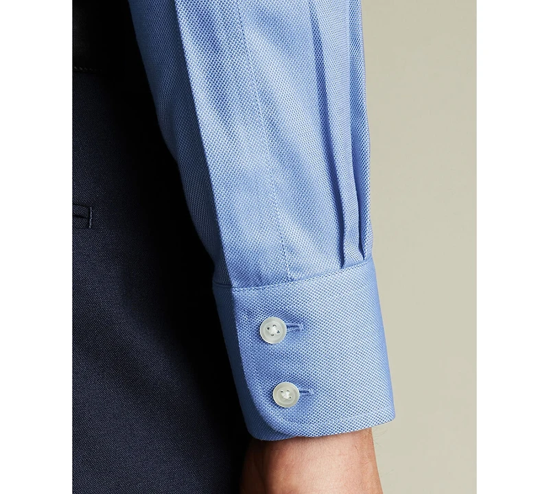 Charles Tyrwhitt Men's Classic Collar Solid Dress Shirt