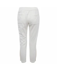 Pre-Owned Brunello Cucinelli Women's Cotton Monili Detail Sweatpants