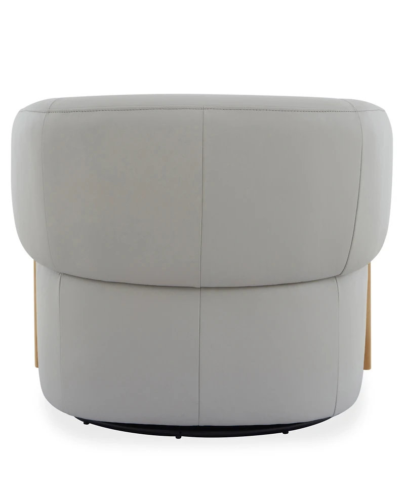 Aggie 28" Leather Accent Chair
