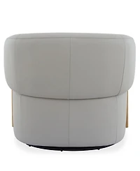 Aggie 28" Leather Accent Chair