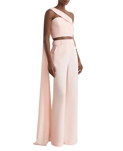 Reiss Women's One-Shoulder Scarf Bustier Top