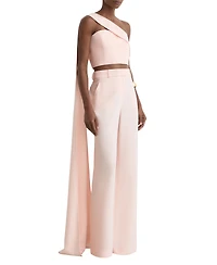 Reiss Women's One-Shoulder Scarf Bustier Top