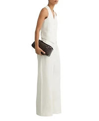 Reiss Women's Linen-Blend Tailored Waistcoat