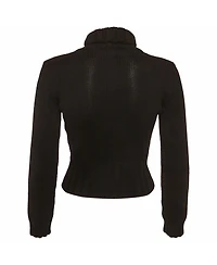 Pre-Owned Dolce & Gabbana Women's Rib Knit Turtle Neck Sweater