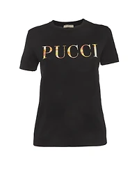 Pre-Owned Emilio Pucci Women's Cotton Logo T-Shirt