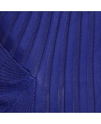 Pre-Owned Roberto Cavalli Women's Rib Knit Twist Front Top