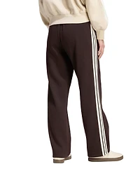 adidas Women's Essentials Three Stripes Fleece Open Hem Pants