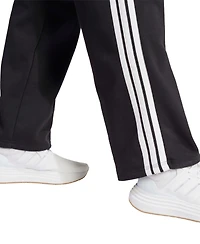 adidas Women's Essentials Three Stripes Fleece Open Hem Pants