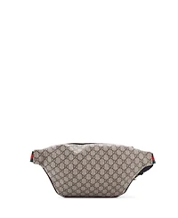 Pre-Owned Gucci Courrier Zip Belt Bag Gg Coated Canvas with Applique