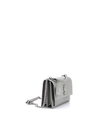 Pre-Owned Saint Laurent Medium Sunset Crossbody Bag Embossed Leather