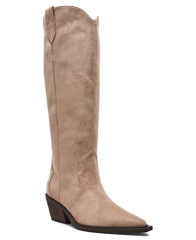 Dv Dolce Vita Women's Greva Wide Calf Cowboy Western Boots