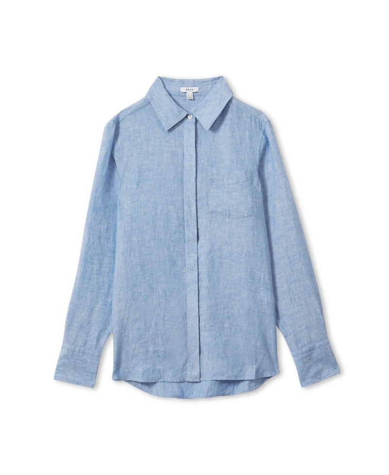 Reiss Women's Belle Linen Shirt