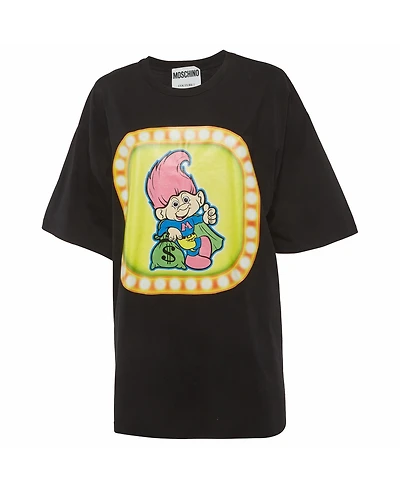Pre-Owned Moschino Women's Printed Jersey T-Shirt