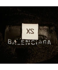 Pre-Owned Balenciaga Women's Eiffel Tower Rhinestone Velvet Sweater