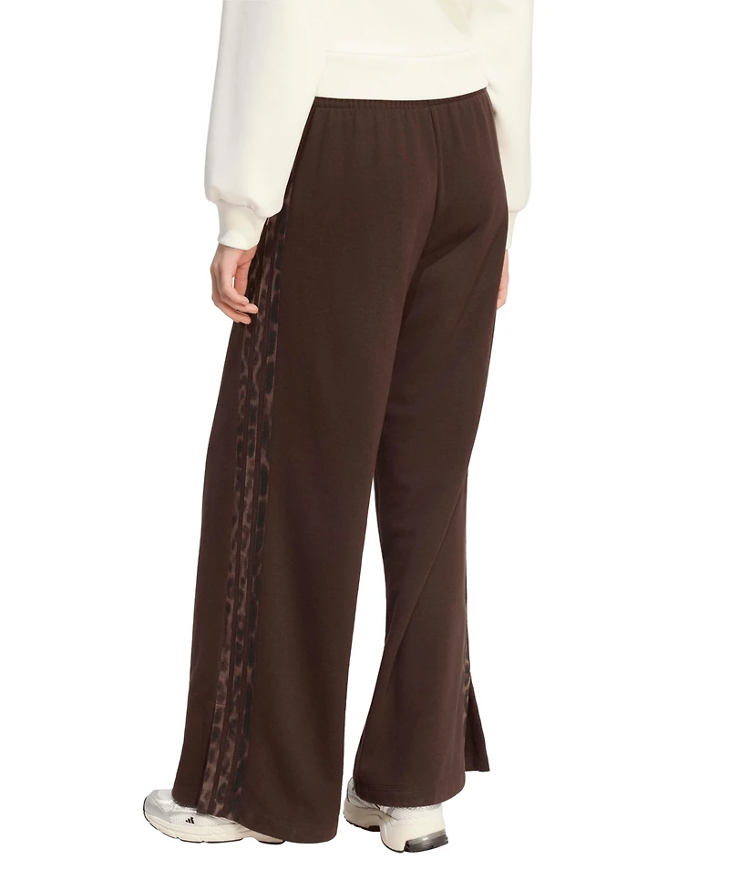 adidas Women's Seasonal Essentials Animal Print 3-Stripes Pants