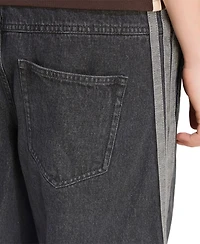 adidas Women's Stadium Washed Denim Loose-Fit Pants
