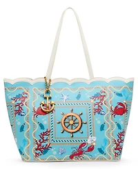 Betsey Johnson Nauti & Nice Magnetic Snap Tote