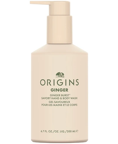 Origins Ginger Burst Savory Hand & Body Wash, 6.7 oz.