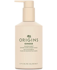 Origins Ginger Burst Savory Hand & Body Wash, 6.7 oz.