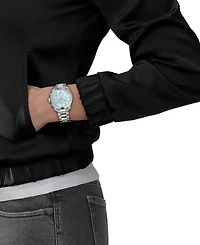 Tissot Men's Gray Stainless Steel Strap Watch 36mm