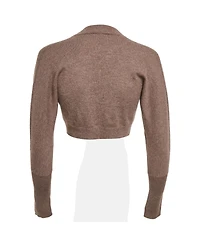 Pre-Owned Brunello Cucinelli Women's Cashmere Knit Crop Cardigan