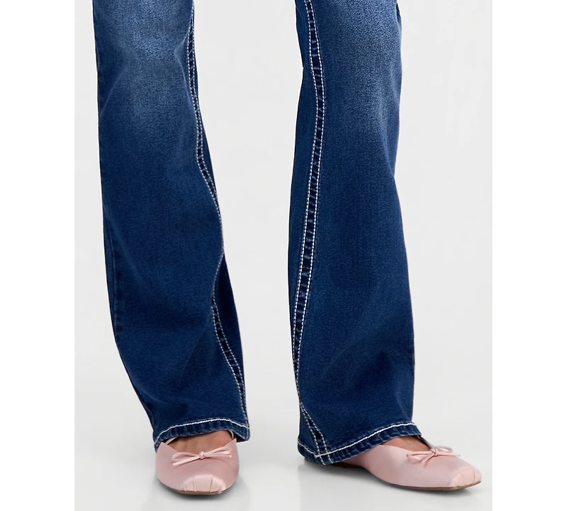 Madden Girl Juniors' High Rise Bootcut Jeans