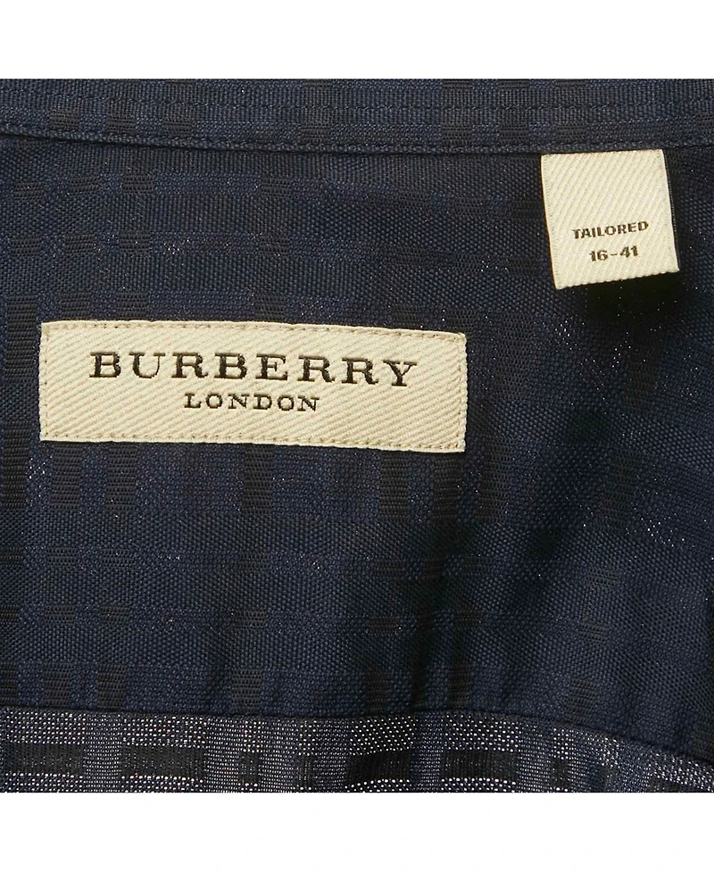 Pre-Owned Burberry Men's Checks Cotton Tailored Shirt