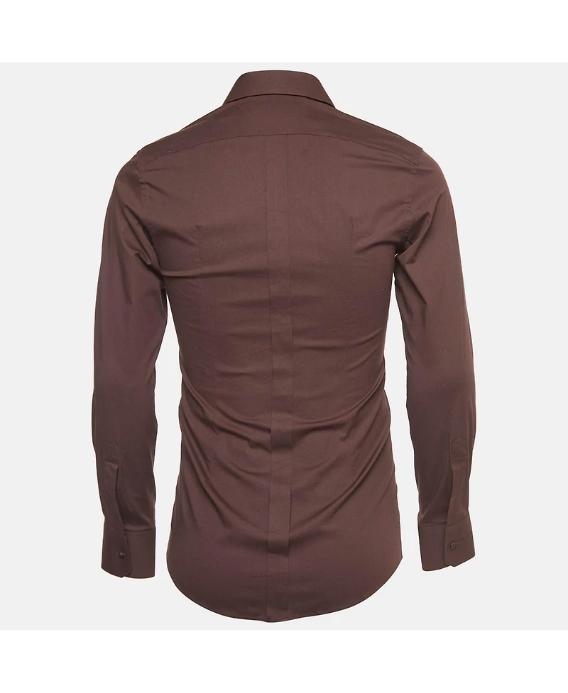 Pre-Owned Dolce & Gabbana Men's Cotton Button Front Full Sleeve Shirt