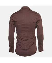 Pre-Owned Dolce & Gabbana Men's Cotton Button Front Full Sleeve Shirt