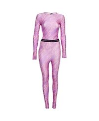 Pre-Owned Versace Women's Jeans Couture Printed Jersey Set