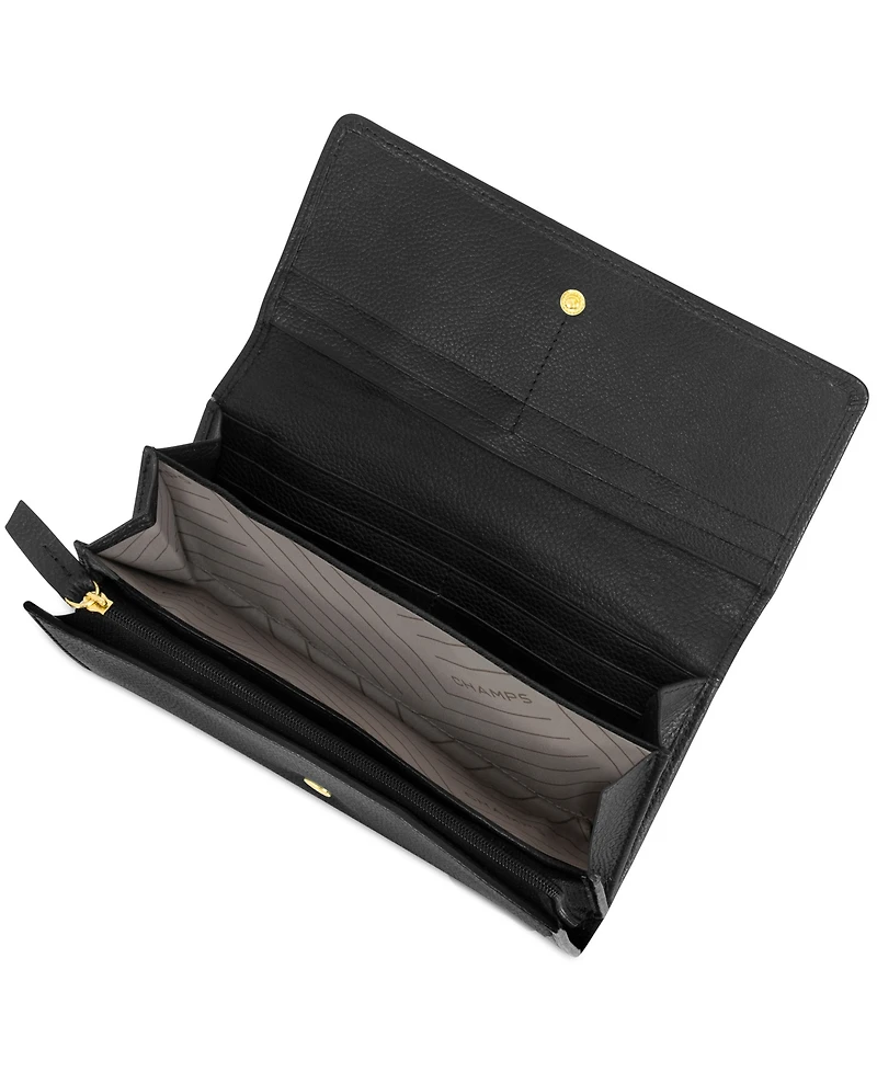 Champs Leather Travel Flap-Clutch wallet