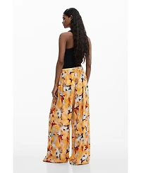Desigual Women's Flowy floral trousers