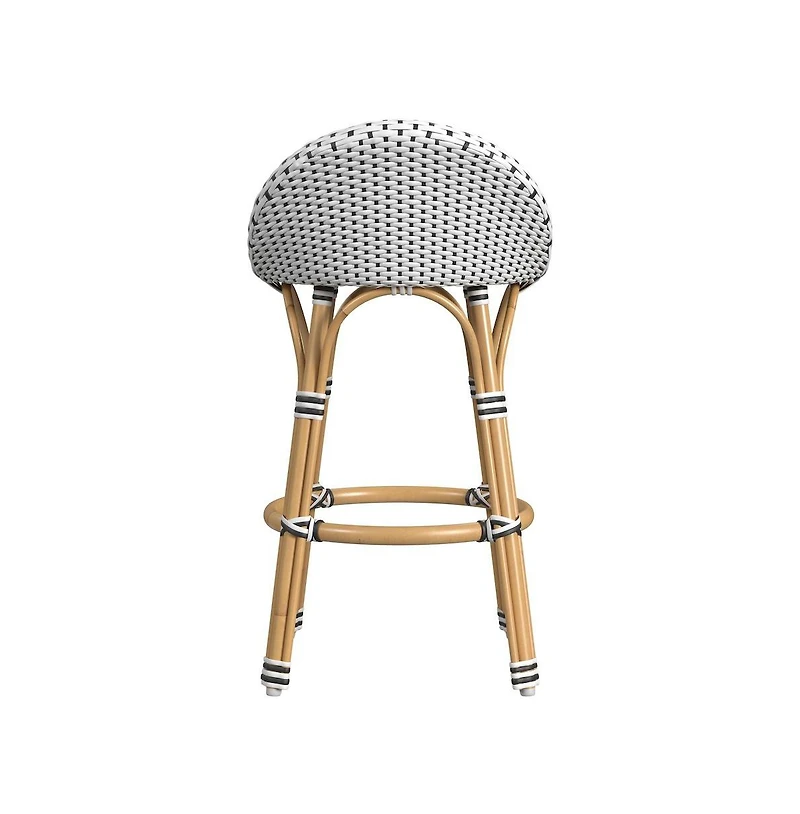 Butler Specialty Inez 24 in. Seat Height Rattan Low Back Counter Stool