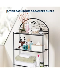 homfan Space-Saving 3-Tier Over Toilet Shelf